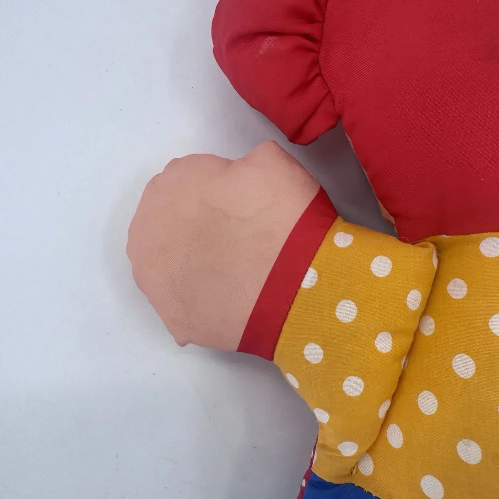 Fisher Price Kiddicraft Vintage 1990 Learning Clown Count Tie Snap Zip Button